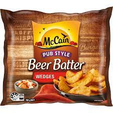 McCain Pub Style Beer Battered Wedges 750g