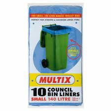 Multix Council Bin Liner 140L 10/Pk