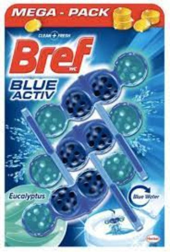 Bref Blue Active In Bowl Eucalyptus Twin Pack 100g