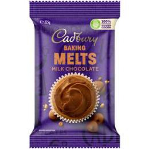 Cadbury Baking Milk Chocolate Melts 225G