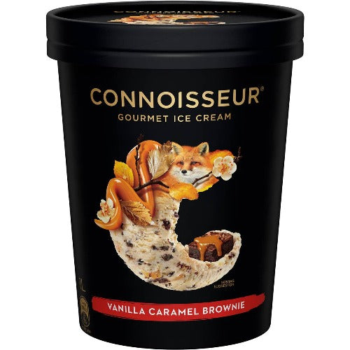 Connoisseur Ice Cream Vanilla Caramel Brownie 1 Litre