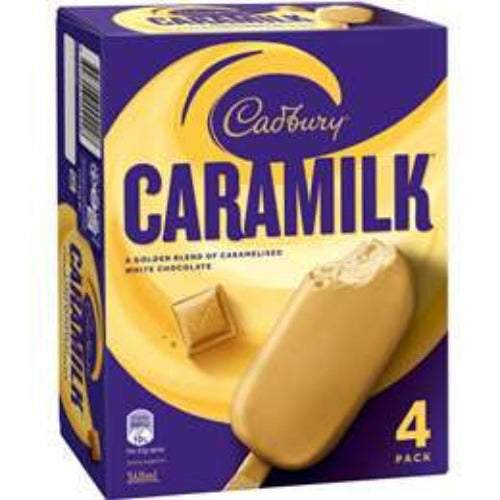 Cadbury Caramilk Sticks 360ml X4 Pack