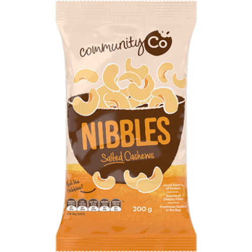 Community Co Salted Cashews 200g