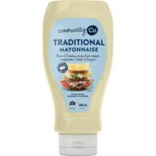 Community Co Mayonnaise Traditional 500ml