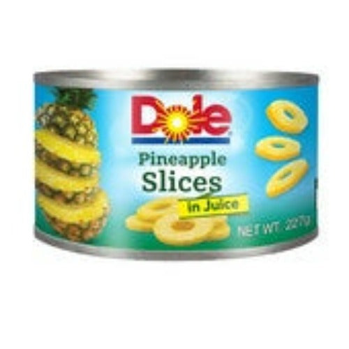 Dole Pineapple Slices in Juice 227g