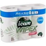 I Care Wipex Pick a Size Paper Towel 3 Ply 3Pk