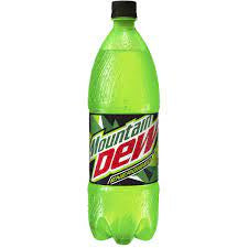 Mountain Dew Caffinated Soft Drink Bottle  1.25L