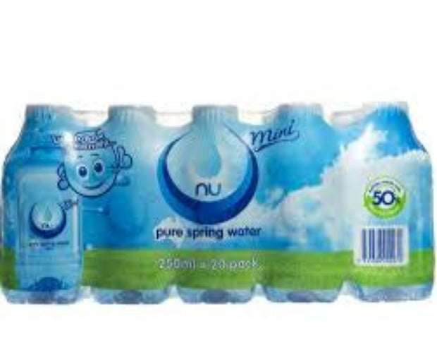 Nu Pure Spring Water 250ml x 20