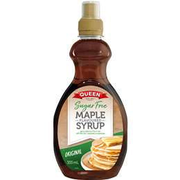 Queen Sugar Free Maple Flavoured Syrup 355ml