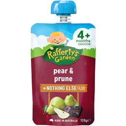 Rafferty's Smooth Pear & Prune 4 Month 120g