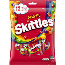 Skittles FunSize Fruit Sharepacks 180g