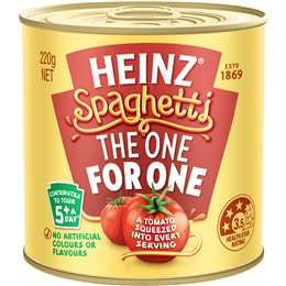 Heinz Alphaghetti in Tomato Sauce 220g