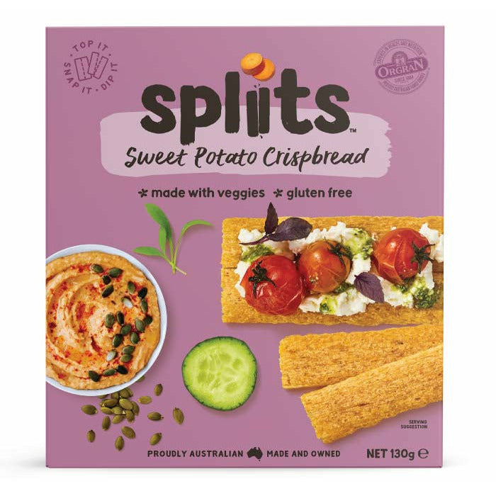 Spliits Sweet Potato Crispbread 130g