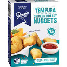 Steggles Chicken Nuggets Tempura 400g