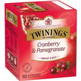 Twinings Cranberry & Pomegranate Tea Bags 10 Pack