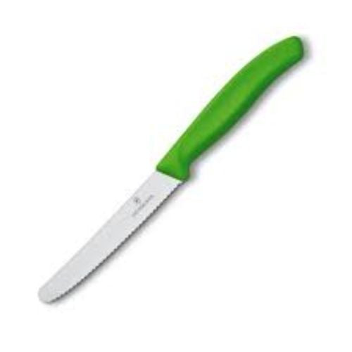 Victorinox Steak & Tomato Knife Round Tip Green