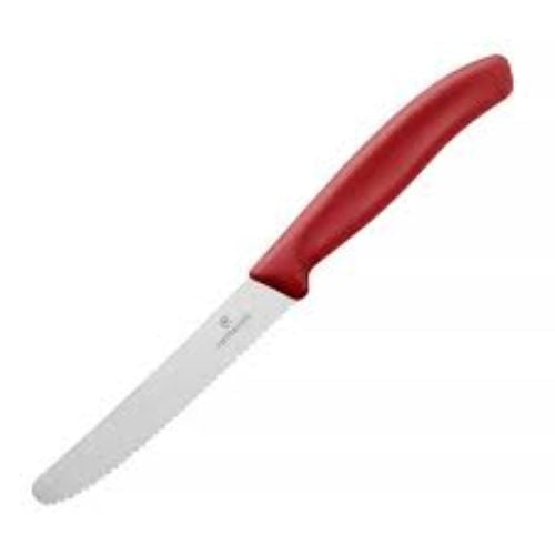 Victorinox Steak & Tomato Knife Round Tip Red