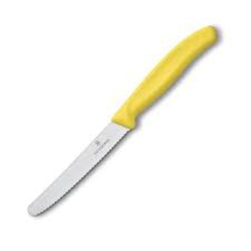 Victorinox Steak & Tomato Knife Round Tip Yellow