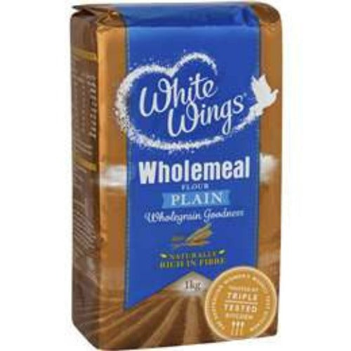 White Wings Wholemeal Plain Flour 1kg